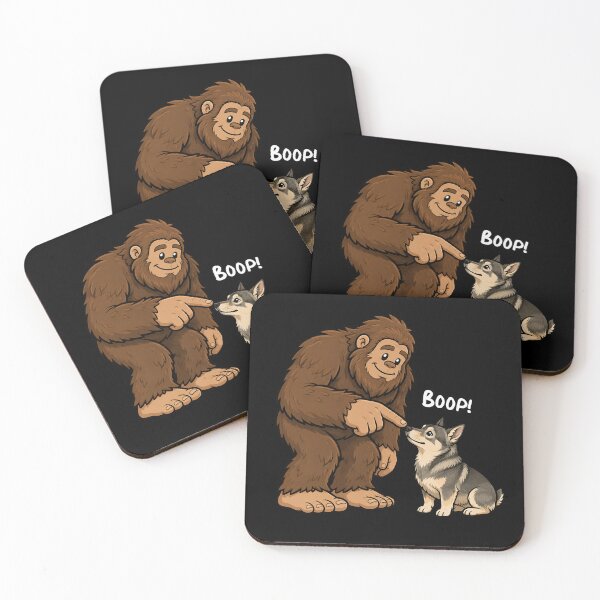 Item preview, Bigfoot and Swedish Vallhund Boop Fun Design Sasquatch designed and sold by rafaeltto.