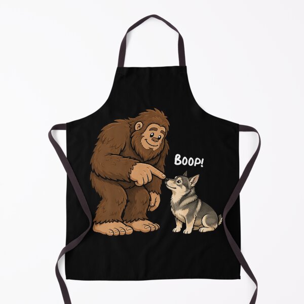 Item preview, Bigfoot and Swedish Vallhund Boop Fun Design Sasquatch designed and sold by rafaeltto.