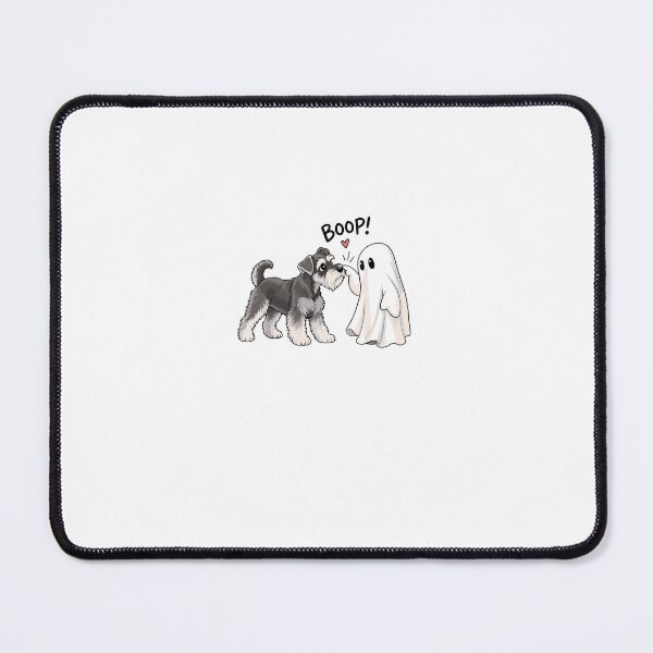 Item preview, Miniature Schnauzer Ghost Boop Dog Halloween Cute T-Shirt designed and sold by Designart68.
