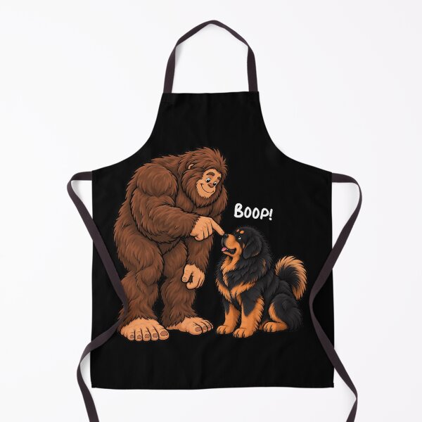 Item preview, Bigfoot and Tibetan Mastiff Boop Fun Design Sasquatch designed and sold by rafaeltto.
