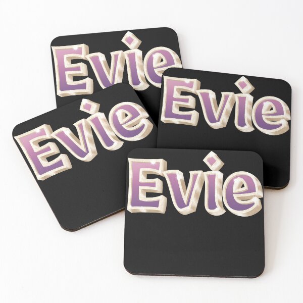Item preview, Evie, Name in Gold, Pink and Purple with a Glam Style designed and sold by AloraDawnEve.