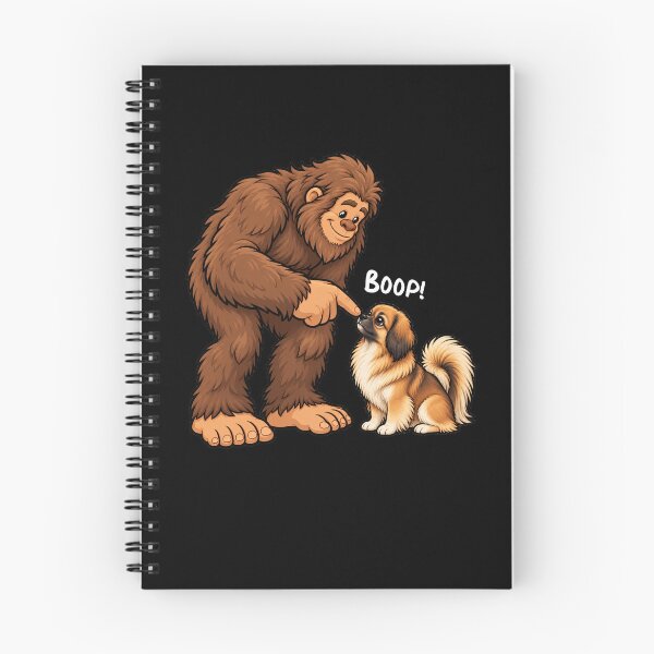 Item preview, Bigfoot and Tibetan Spaniel Boop Fun Design Sasquatch designed and sold by rafaeltto.