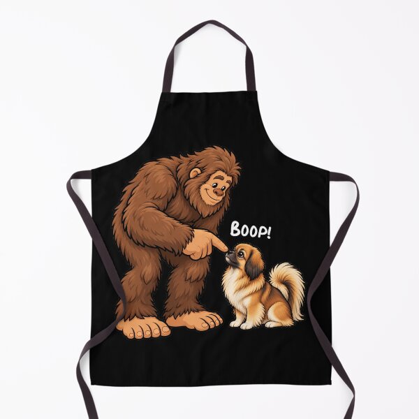 Item preview, Bigfoot and Tibetan Spaniel Boop Fun Design Sasquatch designed and sold by rafaeltto.