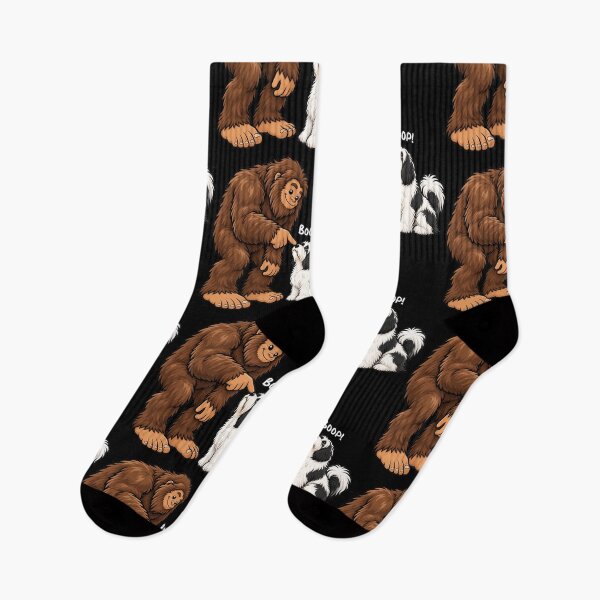 Item preview, Bigfoot and Tibetan Terrier Boop Fun Design Sasquatch designed and sold by rafaeltto.