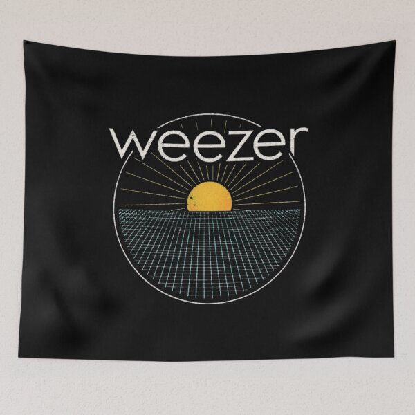 Item preview, Weezers Sunset Grid 80s Synthwave Band designed and sold by WrightinMatthew.
