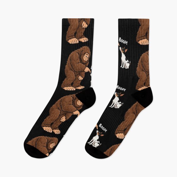 Item preview, Bigfoot and Toy Fox Terrier Boop Fun Design Sasquatch designed and sold by rafaeltto.