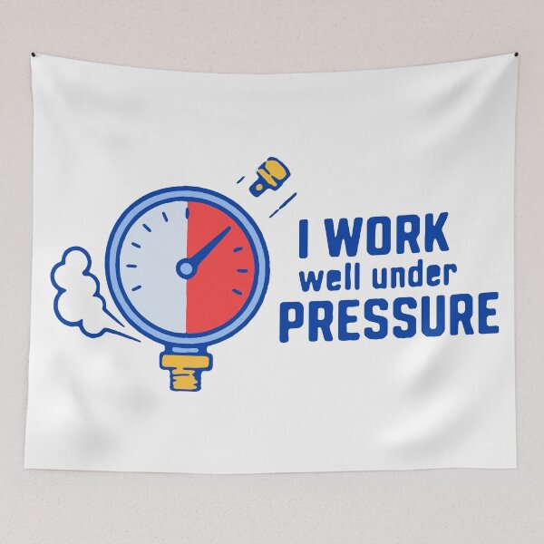 Item preview, I work well under pressure - funny sarcastic office humor designed and sold by GagShots.