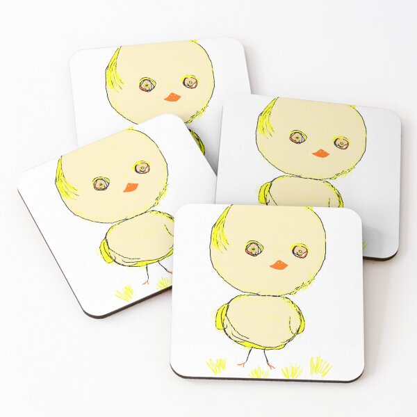 Item preview, Cute yellow baby chick designed and sold by Basakdraw.