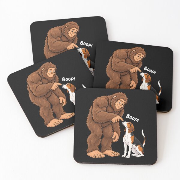 Item preview, Bigfoot and Treeing Walker Coonhound Boop Fun Design Sasquatch designed and sold by rafaeltto.