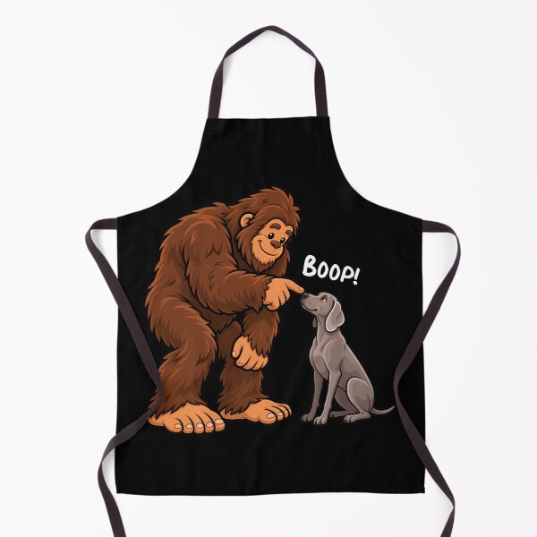 Item preview, Bigfoot and Weimaraner Boop Fun Design Sasquatch designed and sold by rafaeltto.