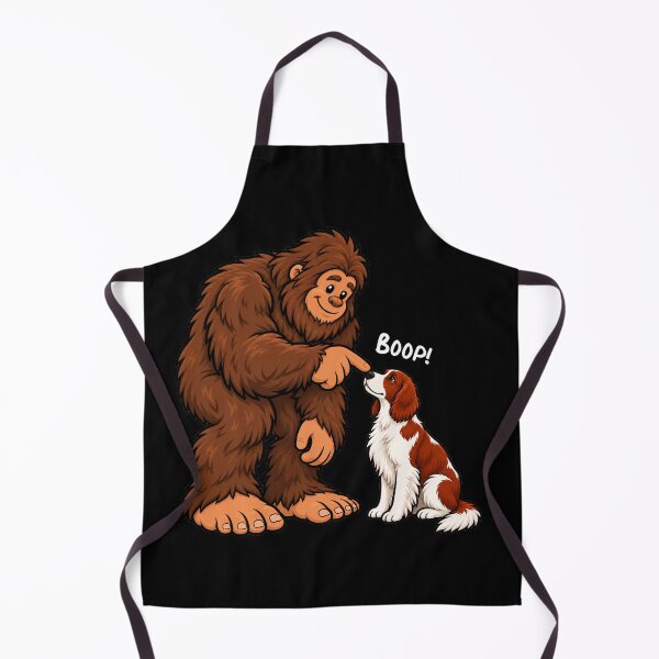 Item preview, Bigfoot and Welsh Springer Spaniel Boop Fun Design Sasquatch designed and sold by rafaeltto.