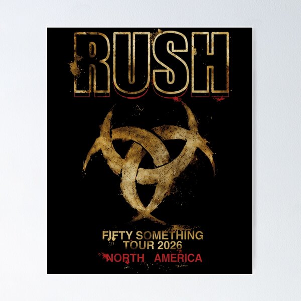 Item preview, Rushs Fifty Something Tour 2026 designed and sold by Katiesfunn.