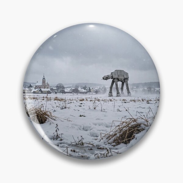 Item preview, AT-AT Crossing Snowy Field Near Village designed and sold by Late Theory.