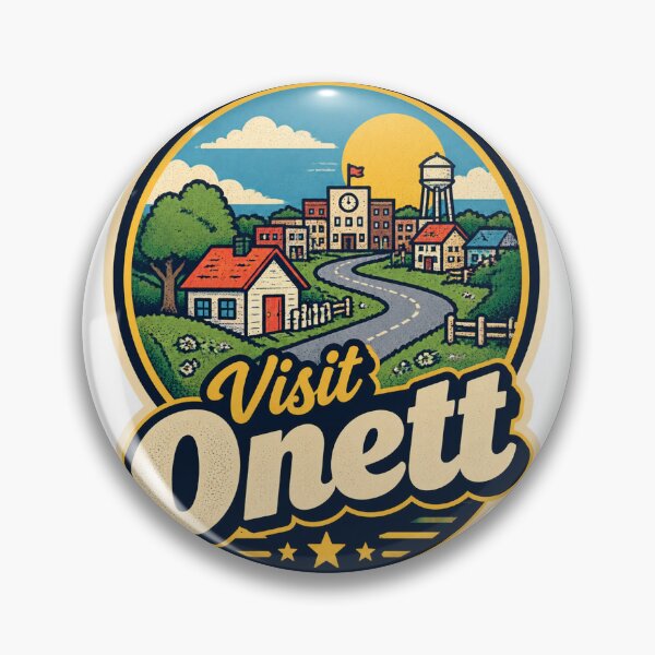 Item preview, Visit Onett Retro Video Game Inspired Travel Design designed and sold by Dahlak-Clothing.