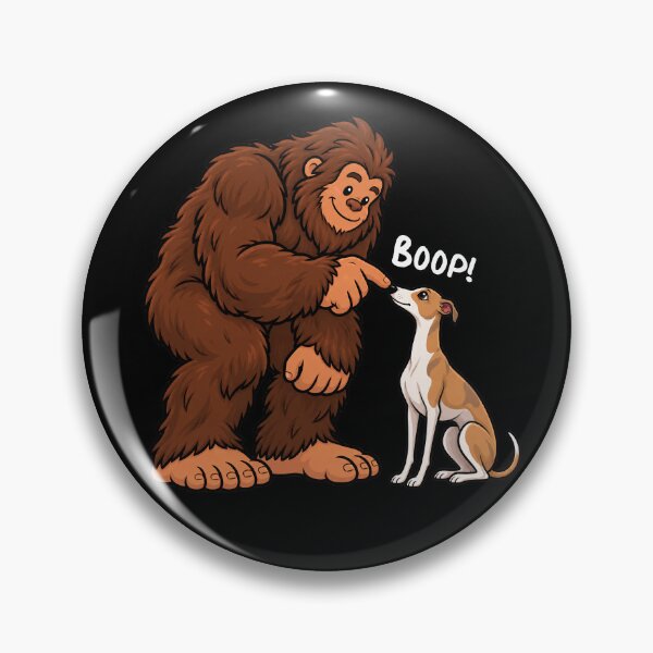 Item preview, Bigfoot and Whippet Boop Fun Design Sasquatch designed and sold by rafaeltto.