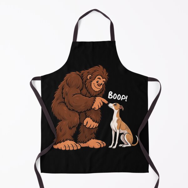 Item preview, Bigfoot and Whippet Boop Fun Design Sasquatch designed and sold by rafaeltto.