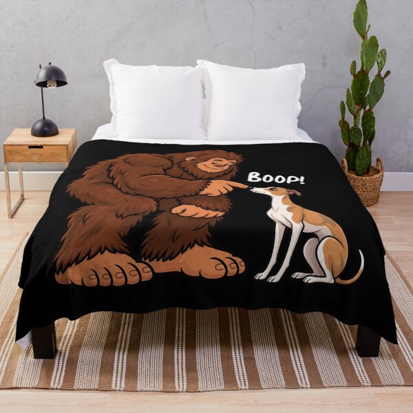 Item preview, Bigfoot and Whippet Boop Fun Design Sasquatch designed and sold by rafaeltto.