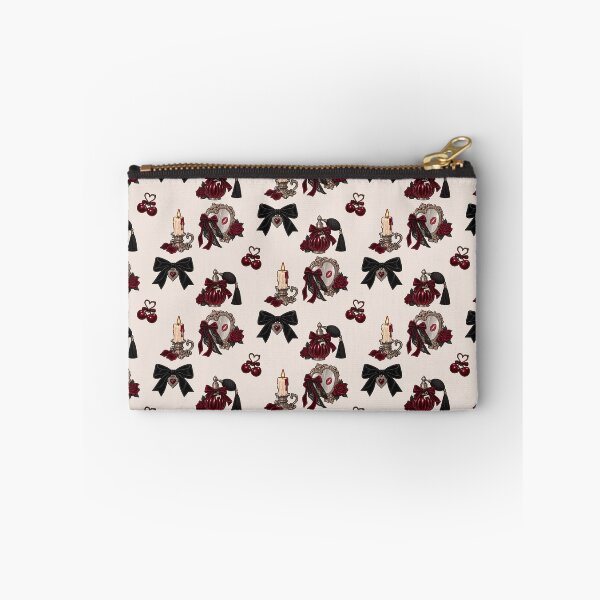Aperçu de l'œuvre Vamp Romantic Pattern – Gothic Romance Bows, Roses & Vintage Beauty créée et vendue par SnugbugStudios.