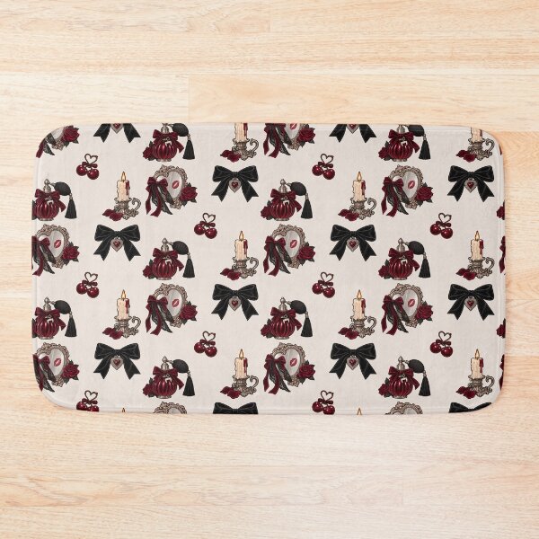 Item preview, Vamp Romantic Pattern – Gothic Romance Bows, Roses & Vintage Beauty designed and sold by SnugbugStudios.