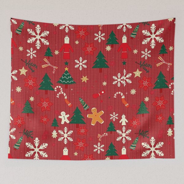 Item preview, Vintage Christmas Holiday Sweater Pattern designed and sold by PunchDrop.