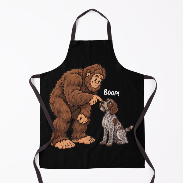Item preview, Bigfoot and Wirehaired Pointing Griffon Boop Fun Design Sasquatch designed and sold by rafaeltto.
