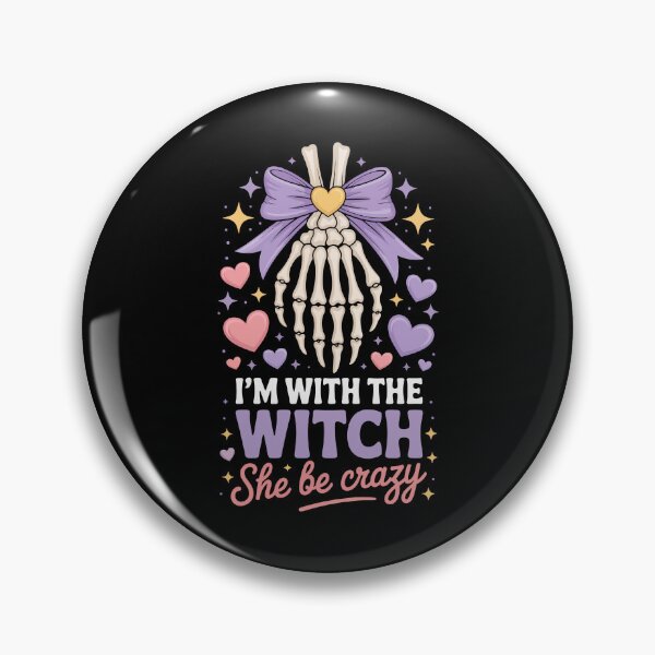 Item preview, I’m With the Witch — She Be Crazy   designed and sold by jkrphoto.