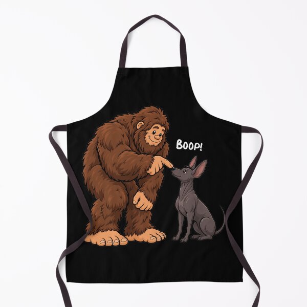 Item preview, Bigfoot and Xoloitzcuintli Boop Fun Design Sasquatch designed and sold by rafaeltto.