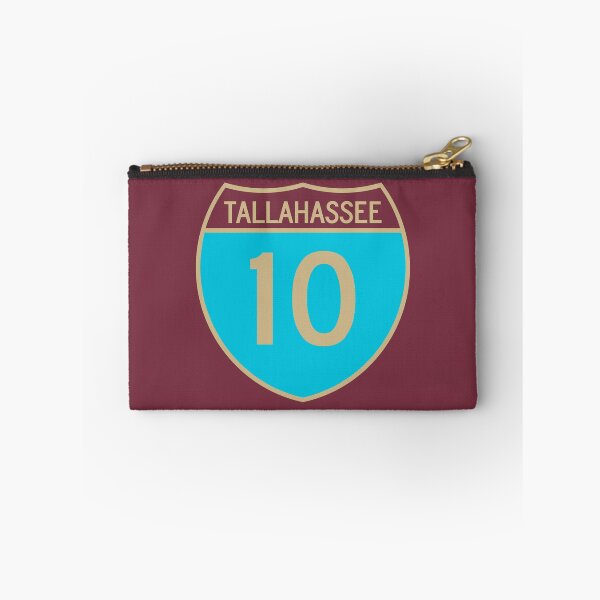 Item preview, I-10 Tallahassee Interstate Sign in Turquoise, Garnet, and Gold designed and sold by Karate Octopus.