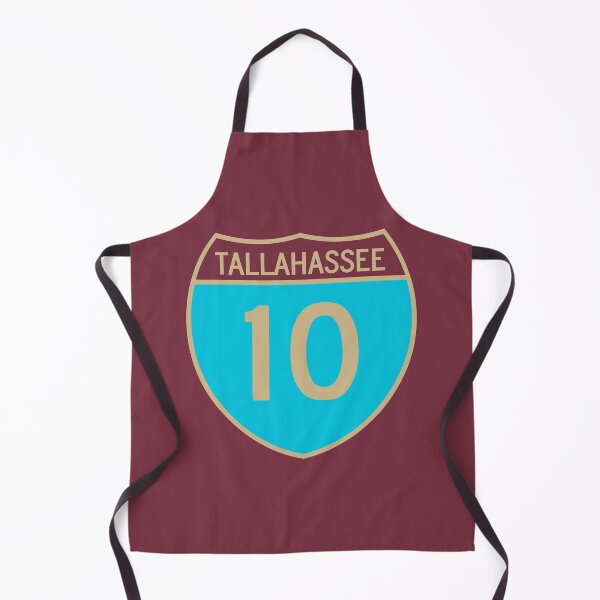 Item preview, I-10 Tallahassee Interstate Sign in Turquoise, Garnet, and Gold designed and sold by Karate Octopus.
