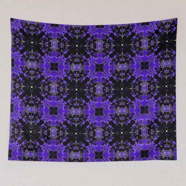 Item preview, Purple and Black Tye Dye Tile designed and sold by CDCreativeWorks.