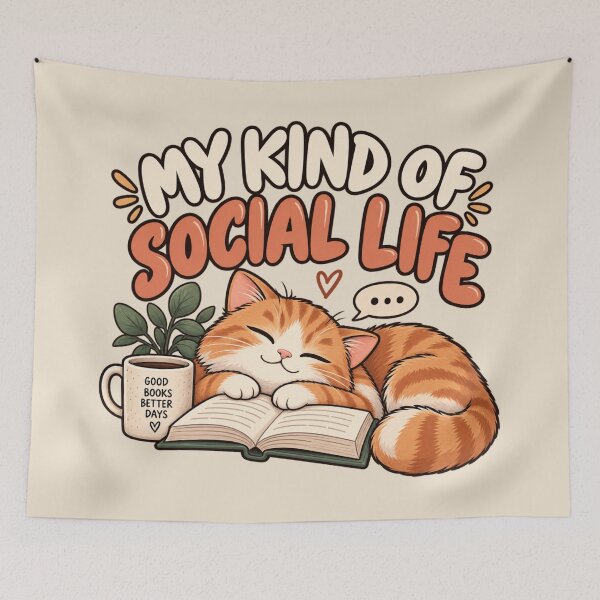 Item preview, My Kind of Social Life designed and sold by Stikaro.
