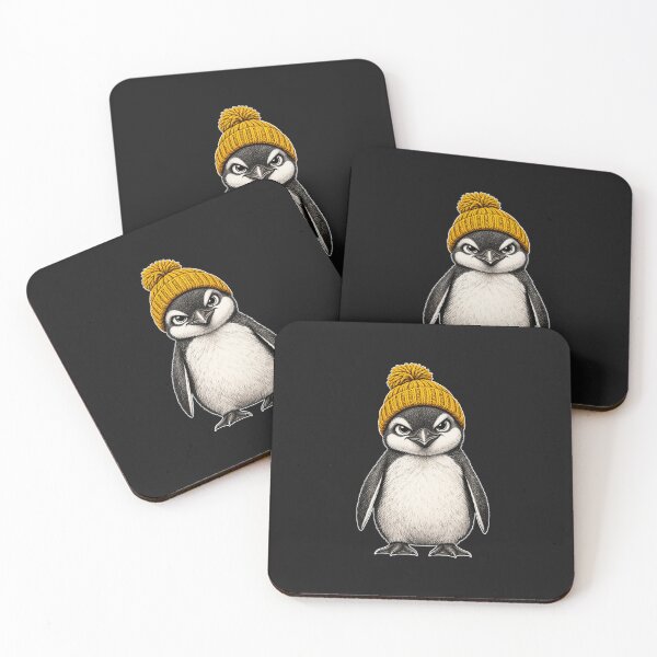 Item preview, Winter Penguin Wearing Beanie designed and sold by erozzz.