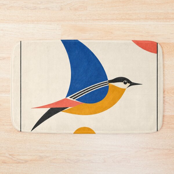 Item preview, The Crossing | Bauhaus Bird Wall Art designed and sold by Filora Atelier | Bird Art.