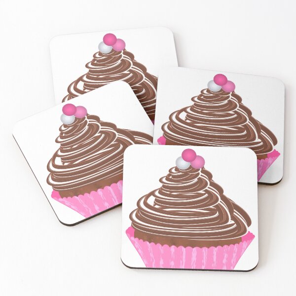 Item preview, Cute Cupcake Illustration – Sweet Dessert Bakery Design designed and sold by CanvasCharmHub.