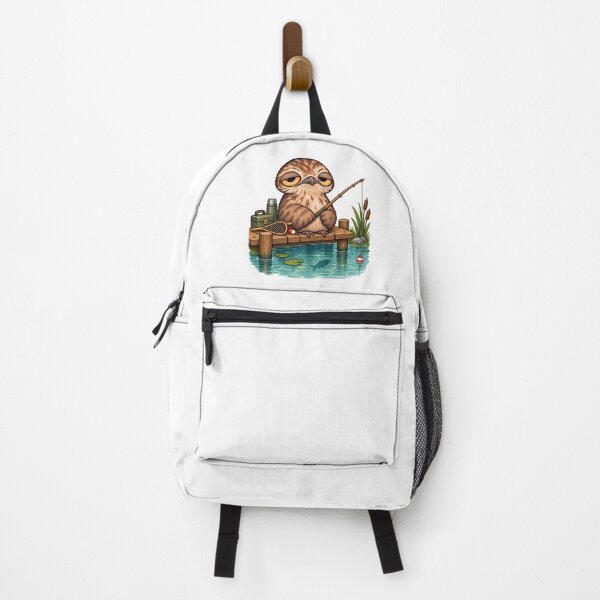 Item preview, Sleepy Potoo Bird Fishing | Cute Fisherman Bird Lake Fishing Gift designed and sold by MrDev.