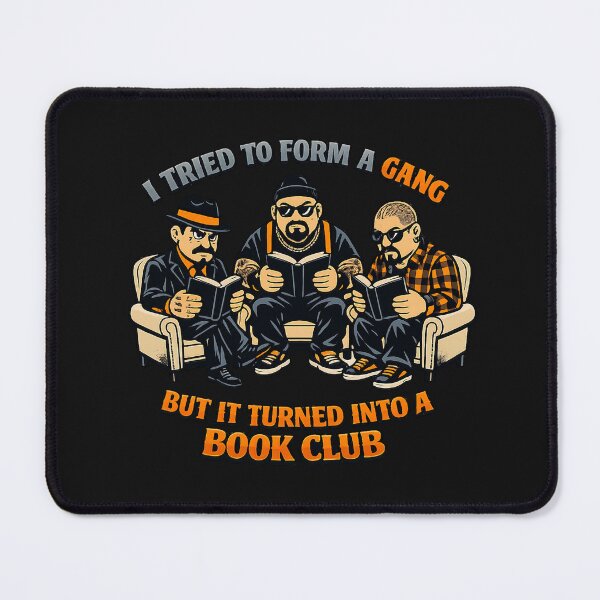 Item preview, I Tried to Form a Gang But It Turned Into a Book Club – Funny Librarian Design designed and sold by Irysek.