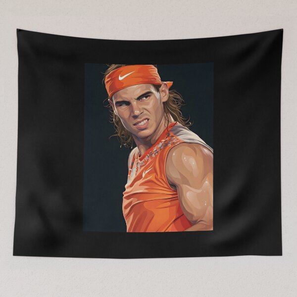 Artikelvorschau, Rafael Nadal Vektorgrafik entworfen und verkauft von Rusdiii.
