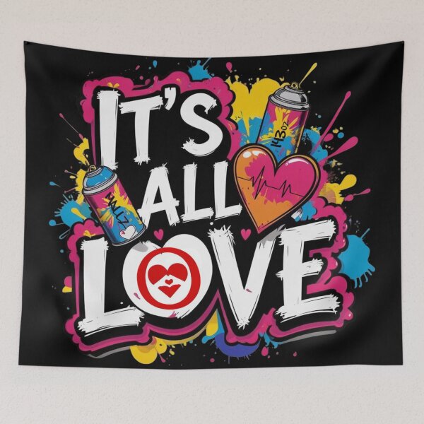 Item preview, It's all love designed and sold by 123ks.