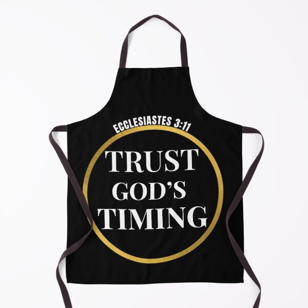 Item preview, Trust God's Timing Christian Faith Inspirational Design designed and sold by Faithstudio01.