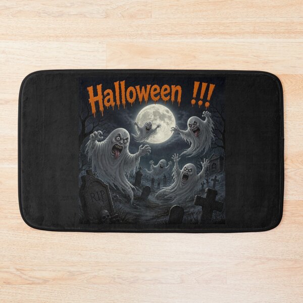 Item preview, HALLOWEEN UGLY GHOSTS IN CEMETERY designed and sold by Alwaysready!!!.