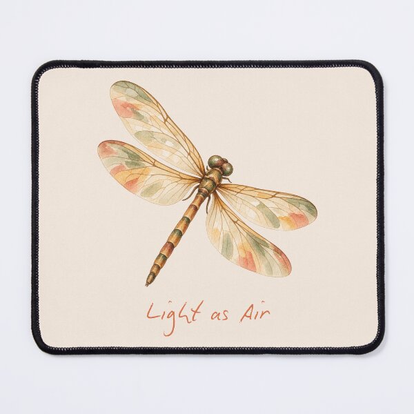 Item preview, Light as Air Dragonfly Watercolor designed and sold by mycute-stickers.