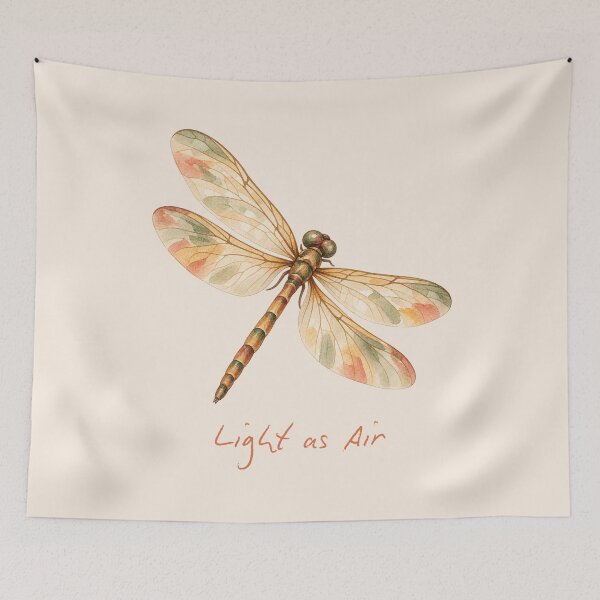 Item preview, Light as Air Dragonfly Watercolor designed and sold by mycute-stickers.