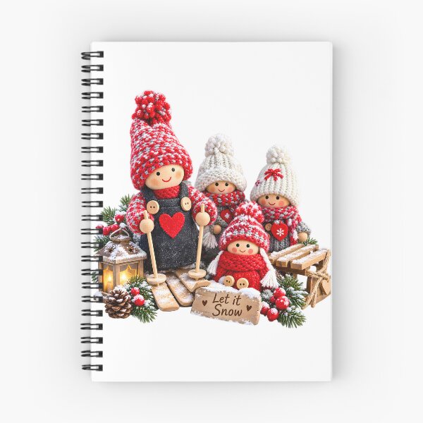 Item preview, Cozy Winter Gnom Cute Nordic Holiday Gnome & Doll Chri designed and sold by HoMya.