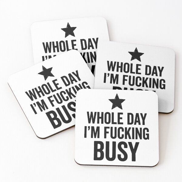 Item preview, Whole Day I'm Fucking Busy T- designed and sold by Designart68.