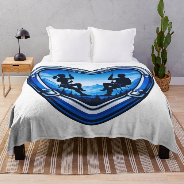Item preview, Heart Carabiner Climbers Couple Design designed and sold by GabeMountainArt.