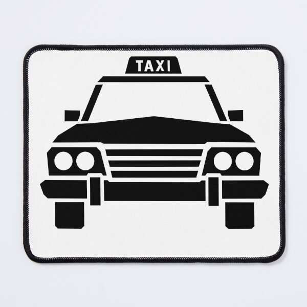 Item preview, Geometric City Taxi Front View designed and sold by matybrak.