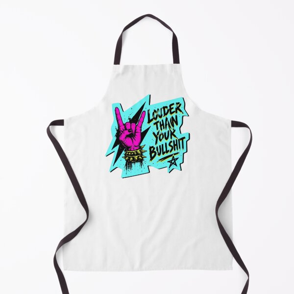 Item preview, Edgy Punk Rock Louder Than Your Bullshit T-Shirt designed and sold by awesome-loob.