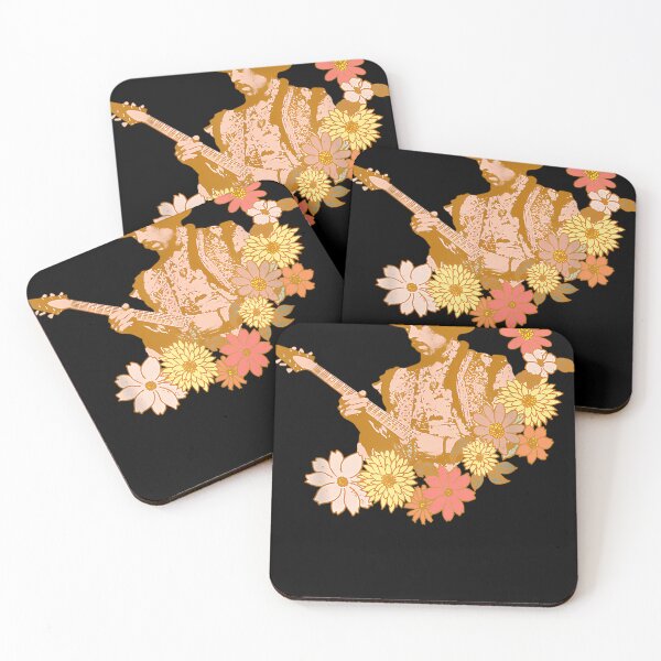Item preview, Jimii-Hendrix Guitar Flowers Music Bands For Men Women designed and sold by MarineCanvas.