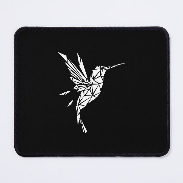 Item preview, White Geometric Hummingbird designed and sold by Espyr.Art.