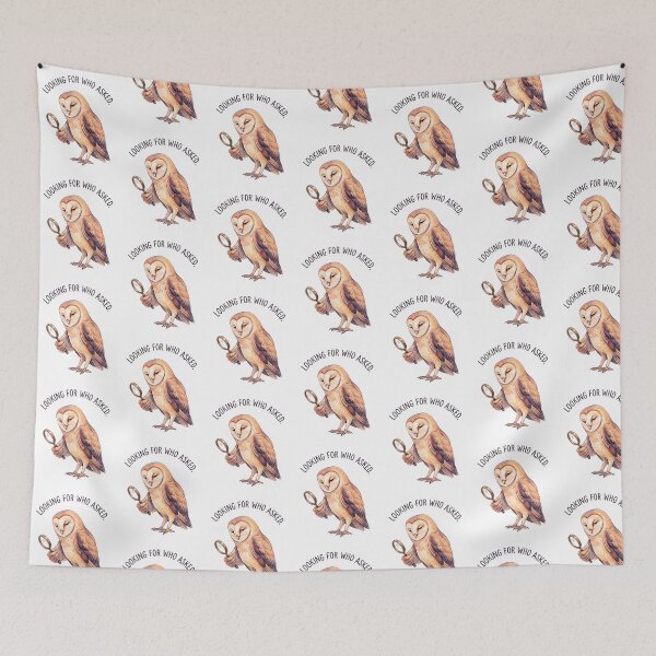 Item preview, Owl Looking For Who Asked designed and sold by Tiffany Roy.